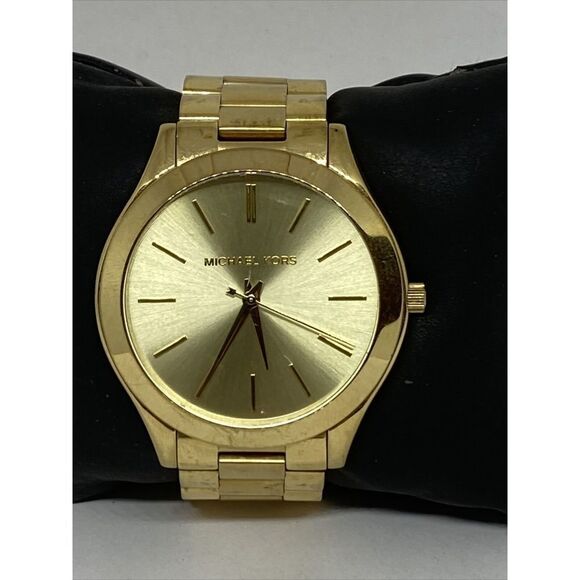 Michael Kors Runway MK3179 Womens Stainless Steel Analog Dial Quartz Watch JK694 - Picture 1 of 12